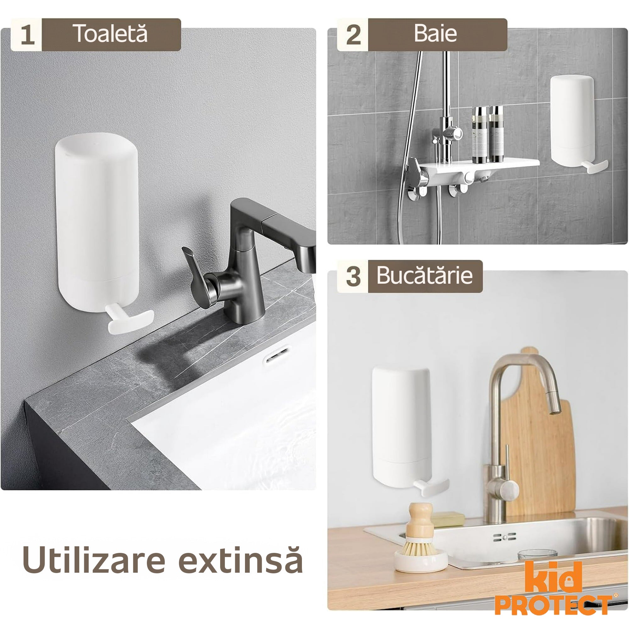 Dozator Pentru Sapun Solid KD Home SolidFlow Dozator Pentru Sapun Solid KD Home SolidFlow